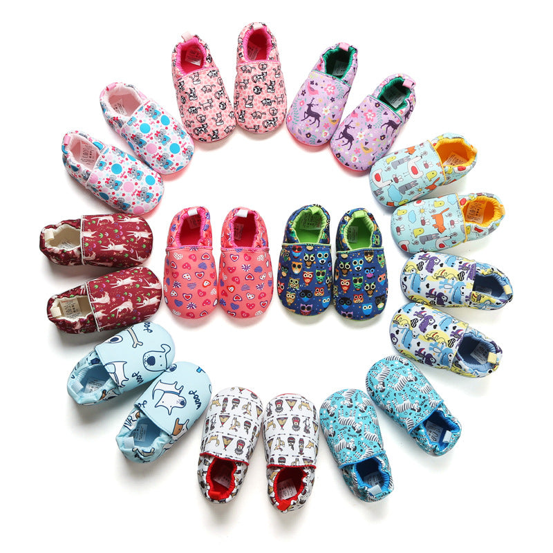Baby's soft bottom toddler shoes