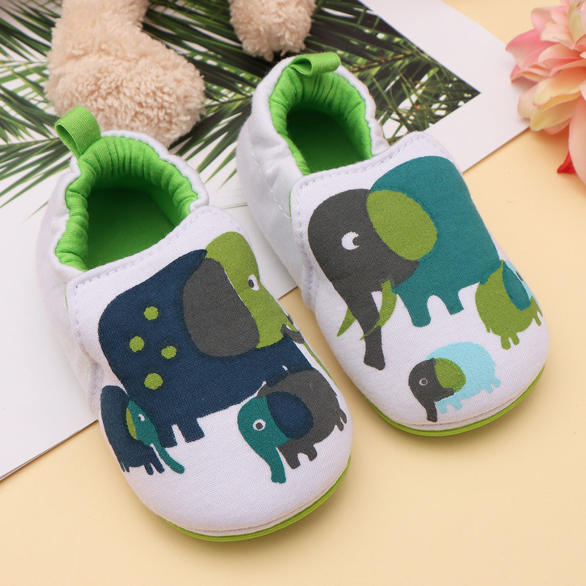 Baby Soft Bottom Toddler Shoes 0-1-2 Years Old Boys And Girls Fashion Home Non-slip