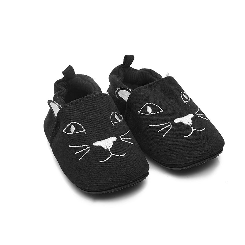 Baby Soft Bottom Toddler Shoes 0-1-2 Years Old Boys And Girls Fashion Home Non-slip
