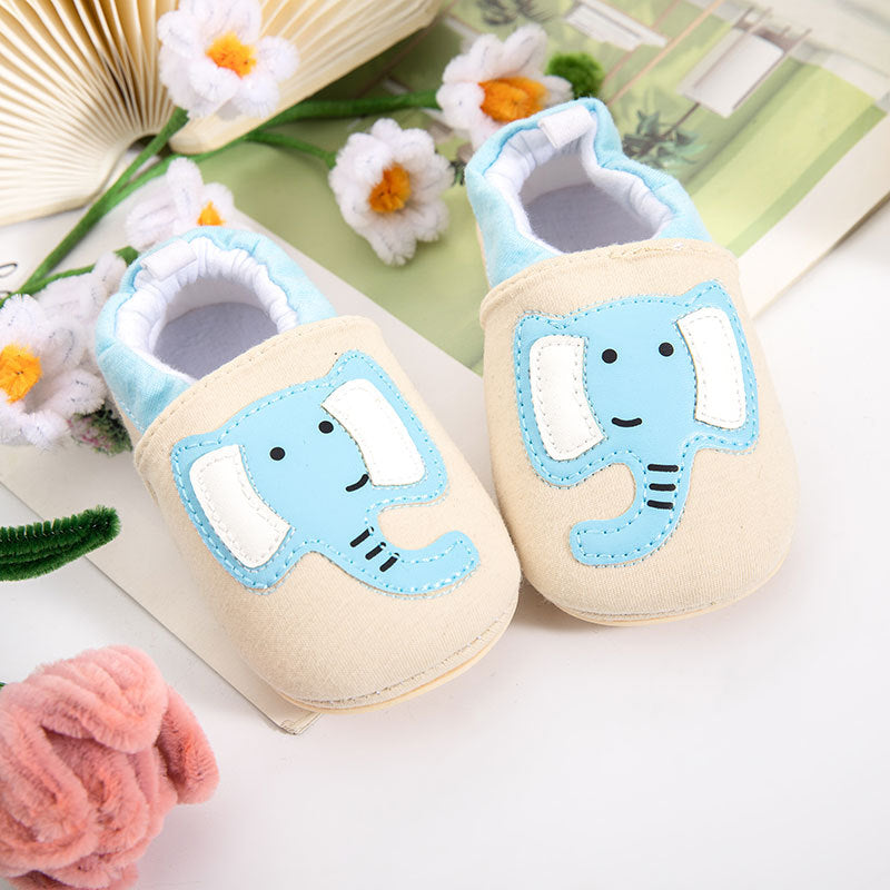 Baby Soft Bottom Toddler Shoes 0-1-2 Years Old Boys And Girls Fashion Home Non-slip