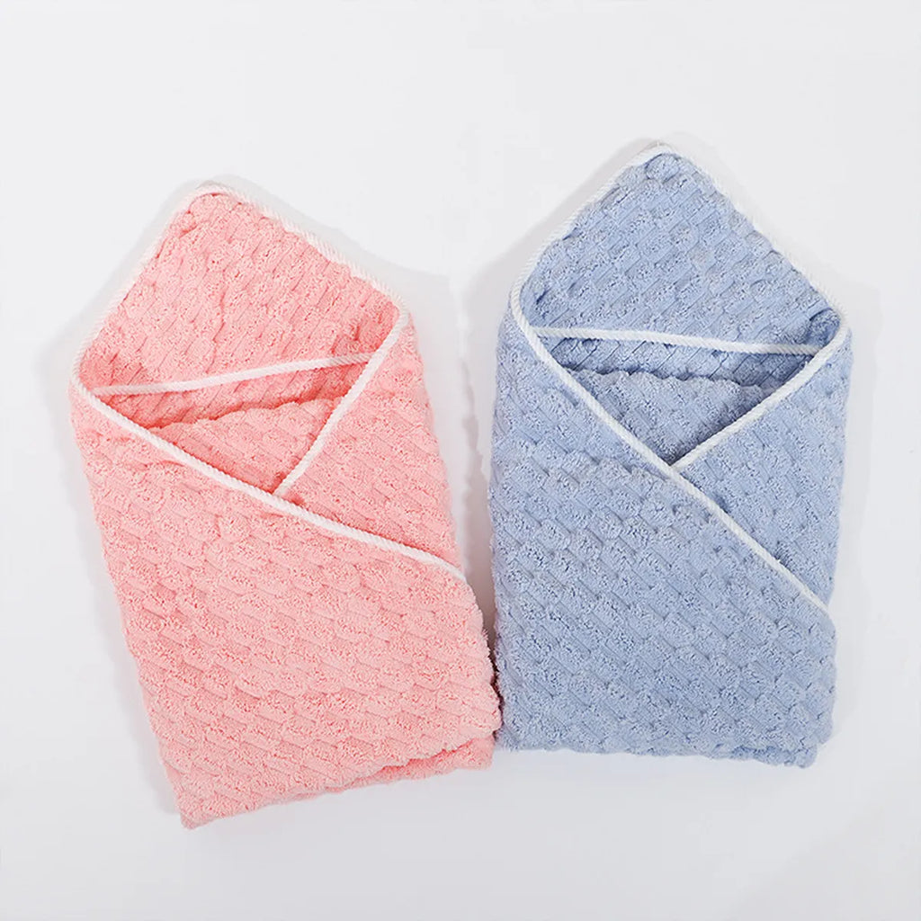 Kids Hooded Bathrobe Blanket