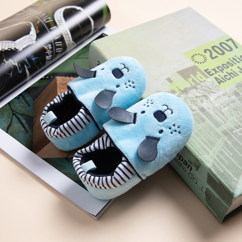 Baby Soft Bottom Toddler Shoes 0-1-2 Years Old Boys And Girls Fashion Home Non-slip