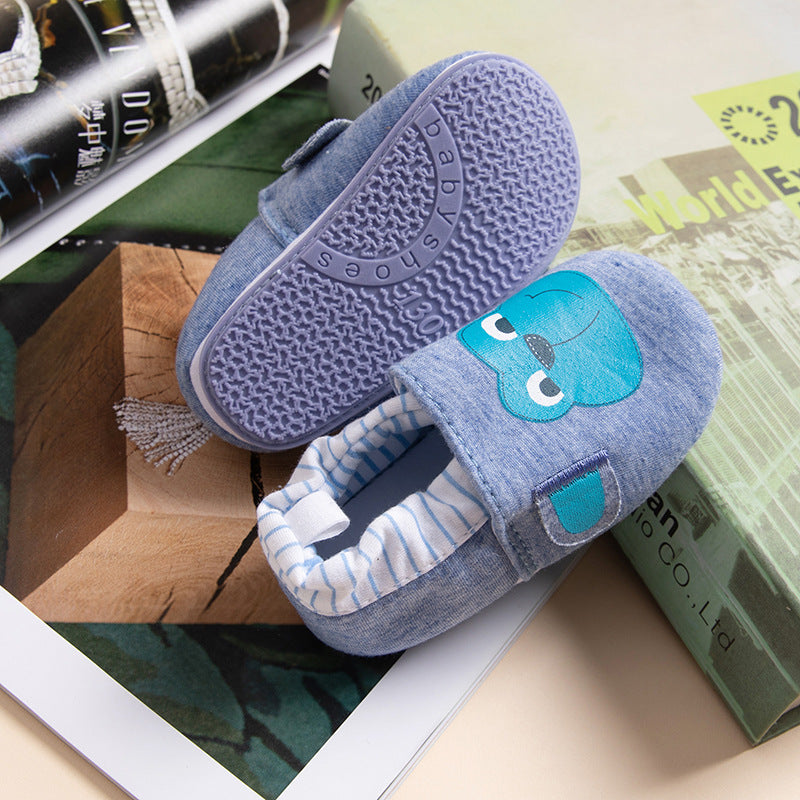 Baby Soft Bottom Toddler Shoes 0-1-2 Years Old Boys And Girls Fashion Home Non-slip