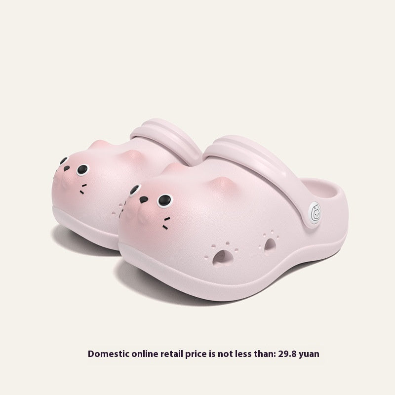 Children's Closed Toe Home Outdoor Slippers - Wobakids