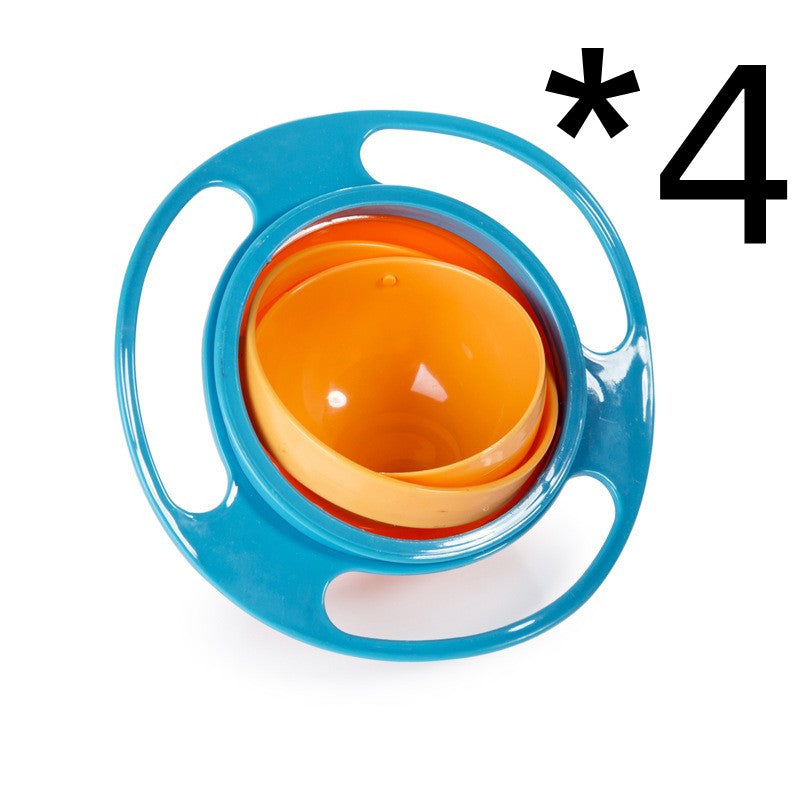 Rotating snack bowls shown on a white background