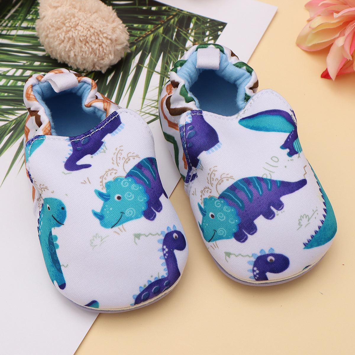 Baby Soft Bottom Toddler Shoes 0-1-2 Years Old Boys And Girls Fashion Home Non-slip